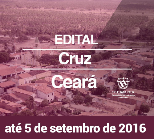 Prestação de serviços funerários para a cidade de Cruz