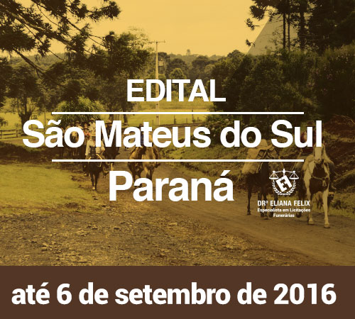 Prestação de serviços funerários para cidade de São Mateus do Sul