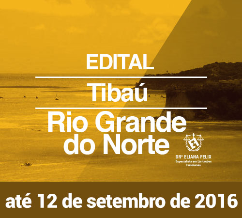 Prestação de serviços funerários no município de Tibaú – RN