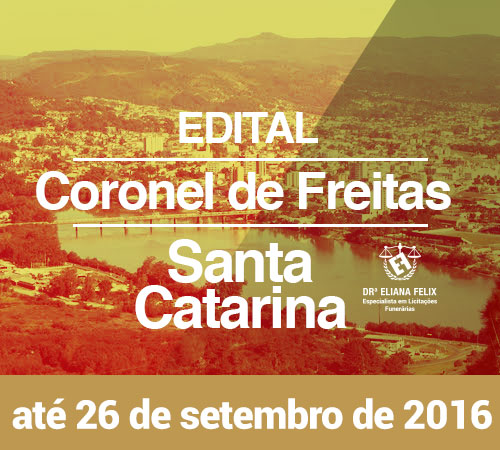 Concessão para exploração e administração do cemitério publico municipal de Coronel Freitas