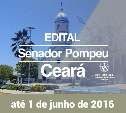 Licitação de Serviços Funerários para o município de Senador Pompeu